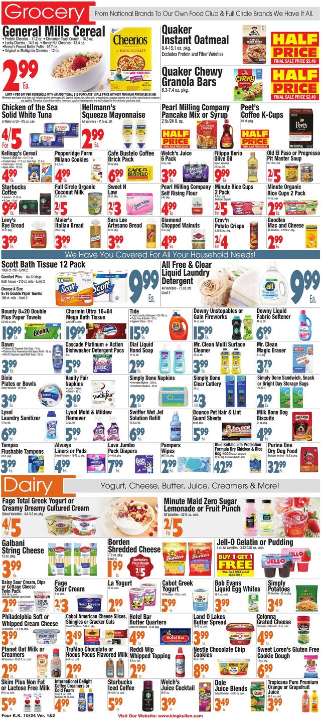 Catalogue King Kullen from 10/23/2025