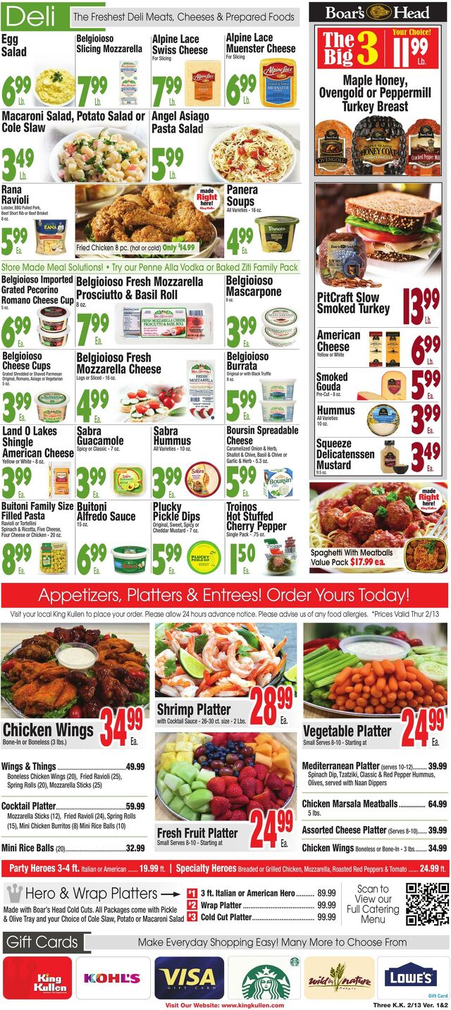 Catalogue King Kullen from 02/12/2026