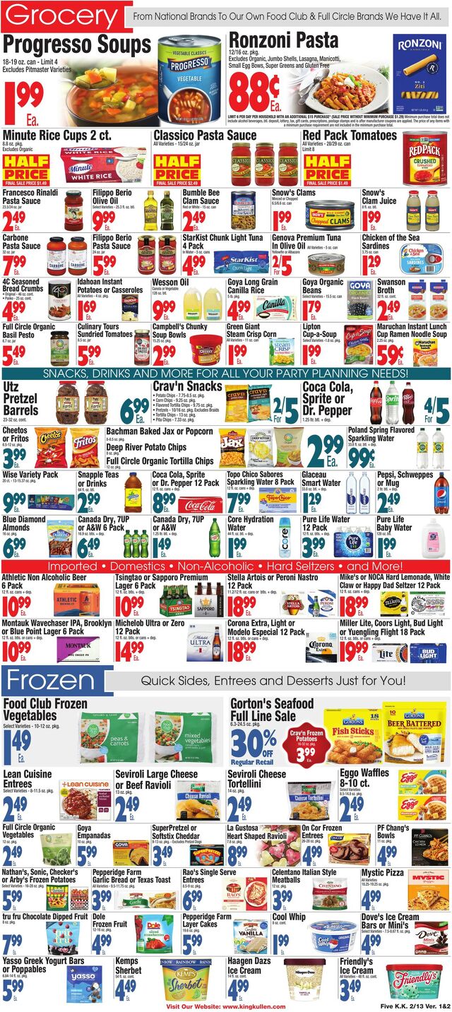 Catalogue King Kullen from 02/12/2026