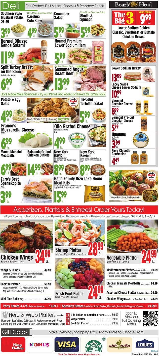 Catalogue King Kullen from 02/26/2026
