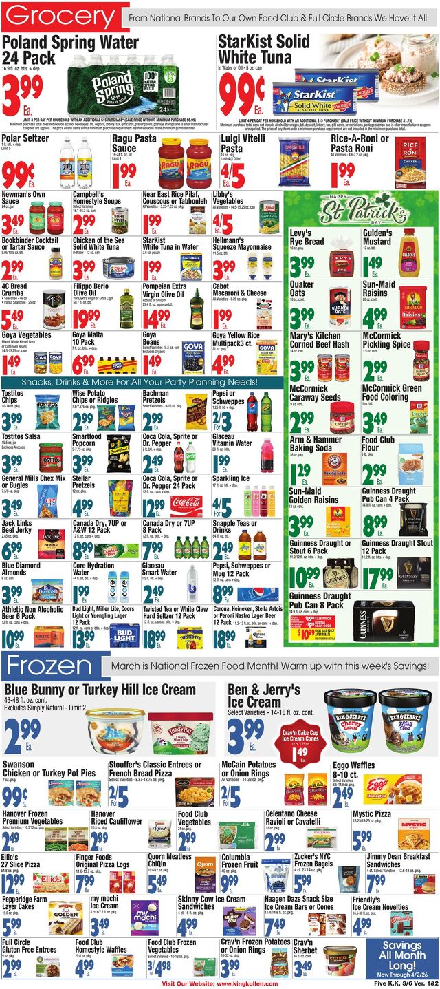 Catalogue King Kullen from 03/05/2026
