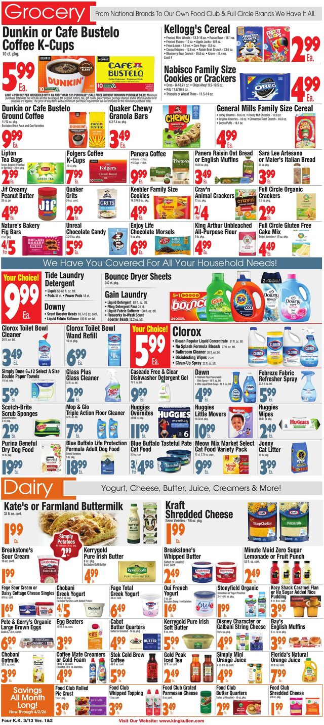 Catalogue King Kullen from 03/12/2026