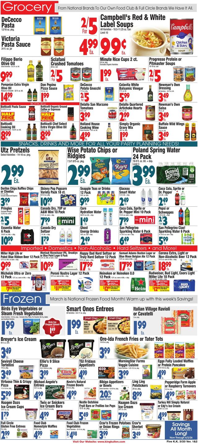 Catalogue King Kullen from 03/19/2026