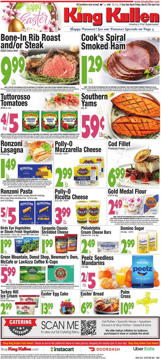 Catalogue King Kullen from 03/26/2026