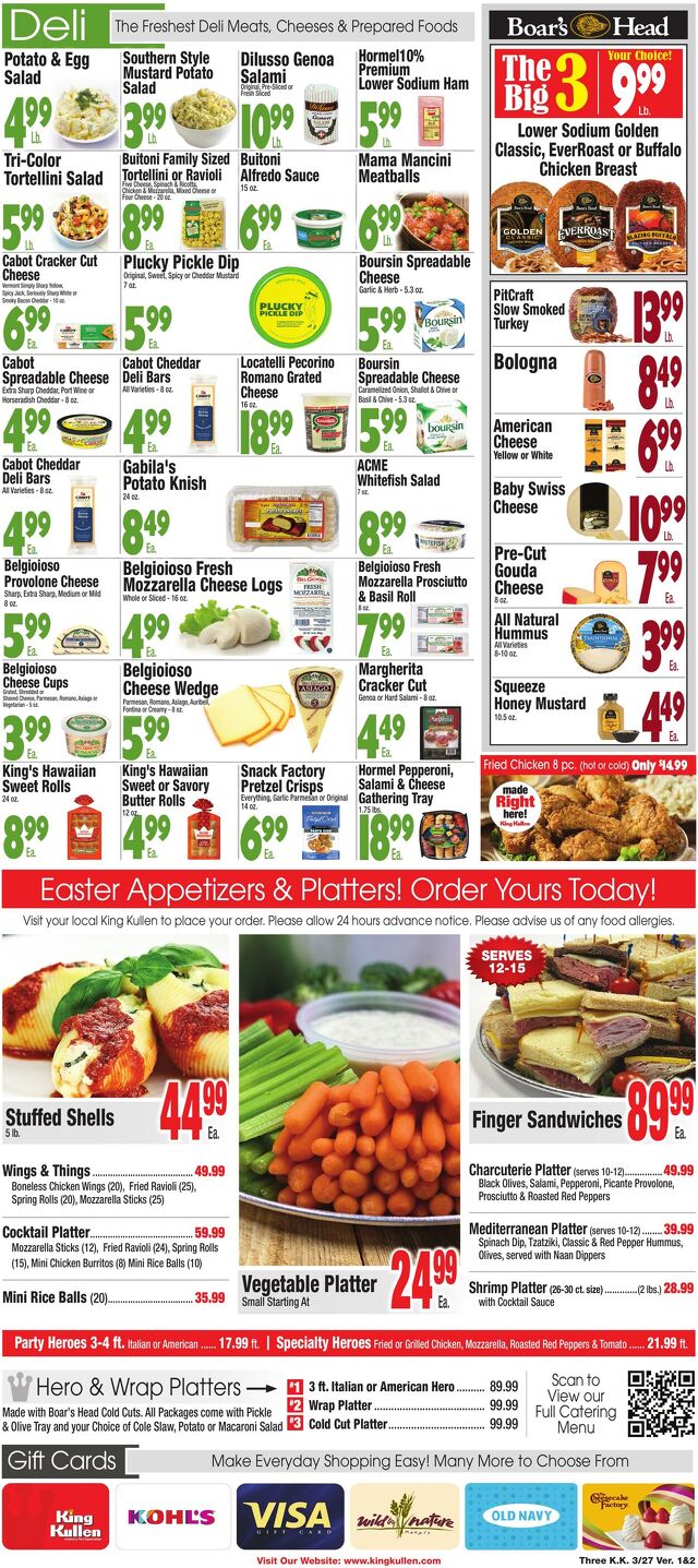 Catalogue King Kullen from 03/26/2026