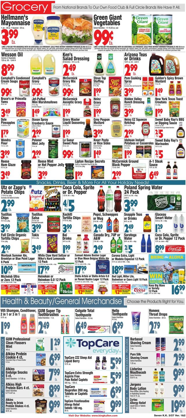 Catalogue King Kullen from 03/26/2026