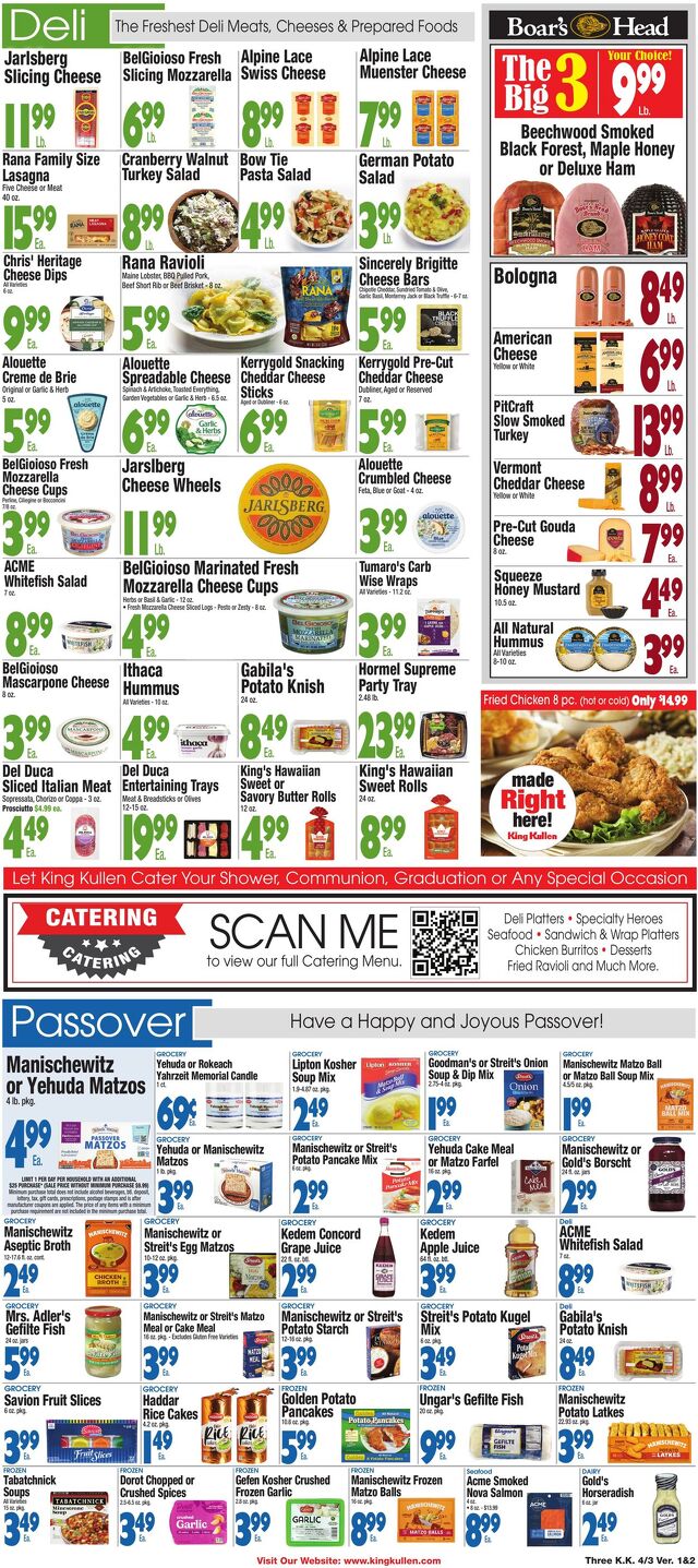 Catalogue King Kullen from 04/02/2026