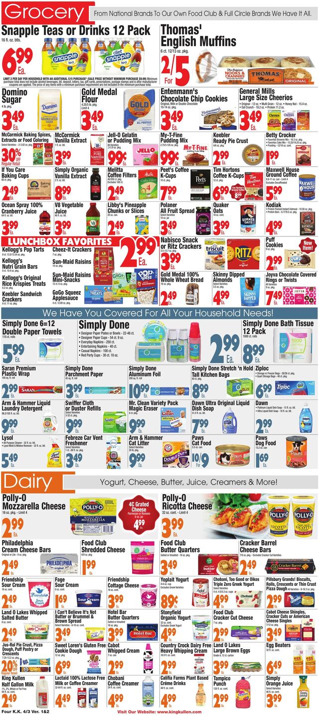 Catalogue King Kullen from 04/02/2026