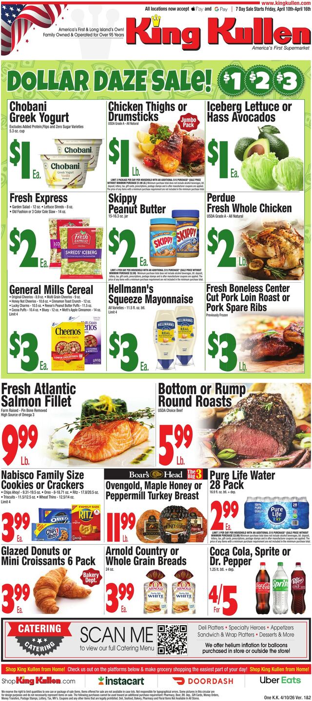 Catalogue King Kullen from 04/09/2026