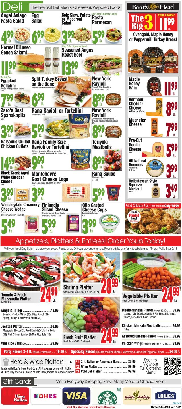 Catalogue King Kullen from 04/09/2026