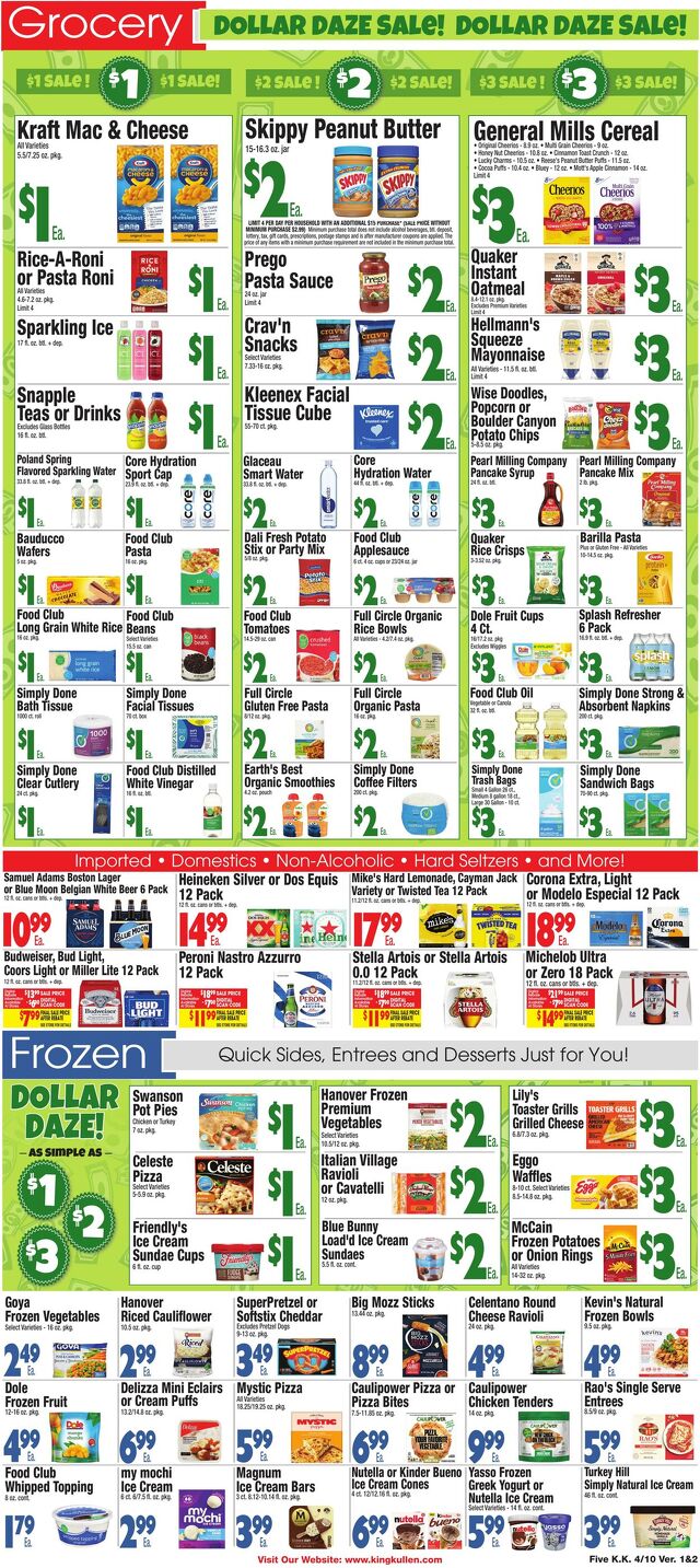 Catalogue King Kullen from 04/09/2026