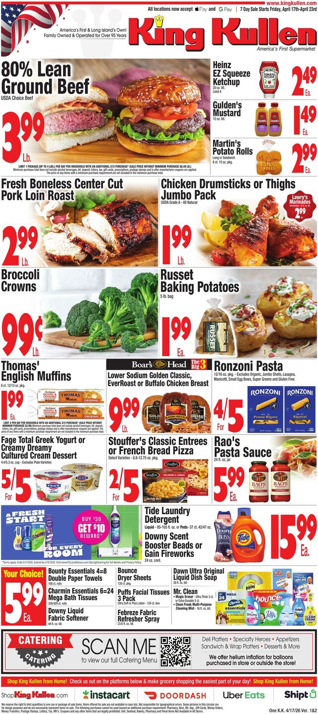 Catalogue King Kullen from 04/16/2026