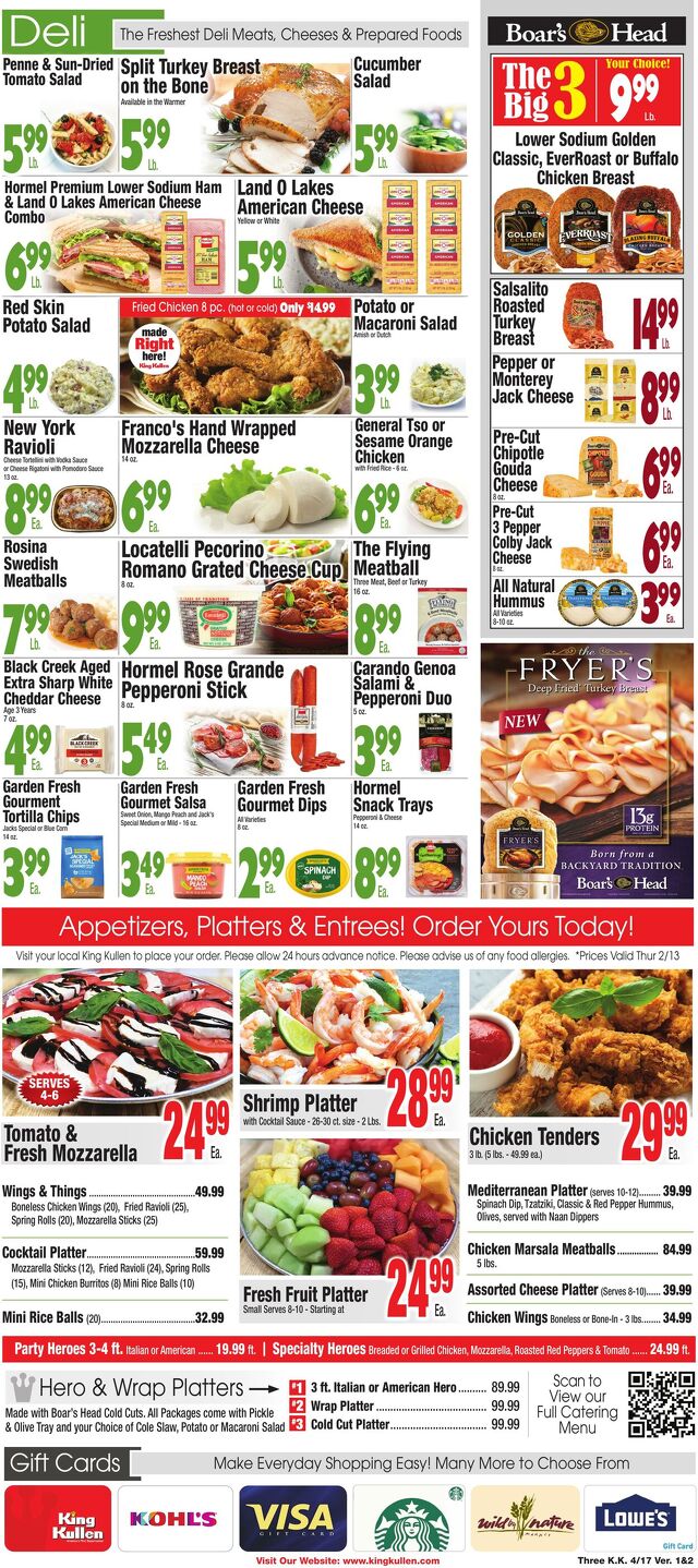 Catalogue King Kullen from 04/16/2026