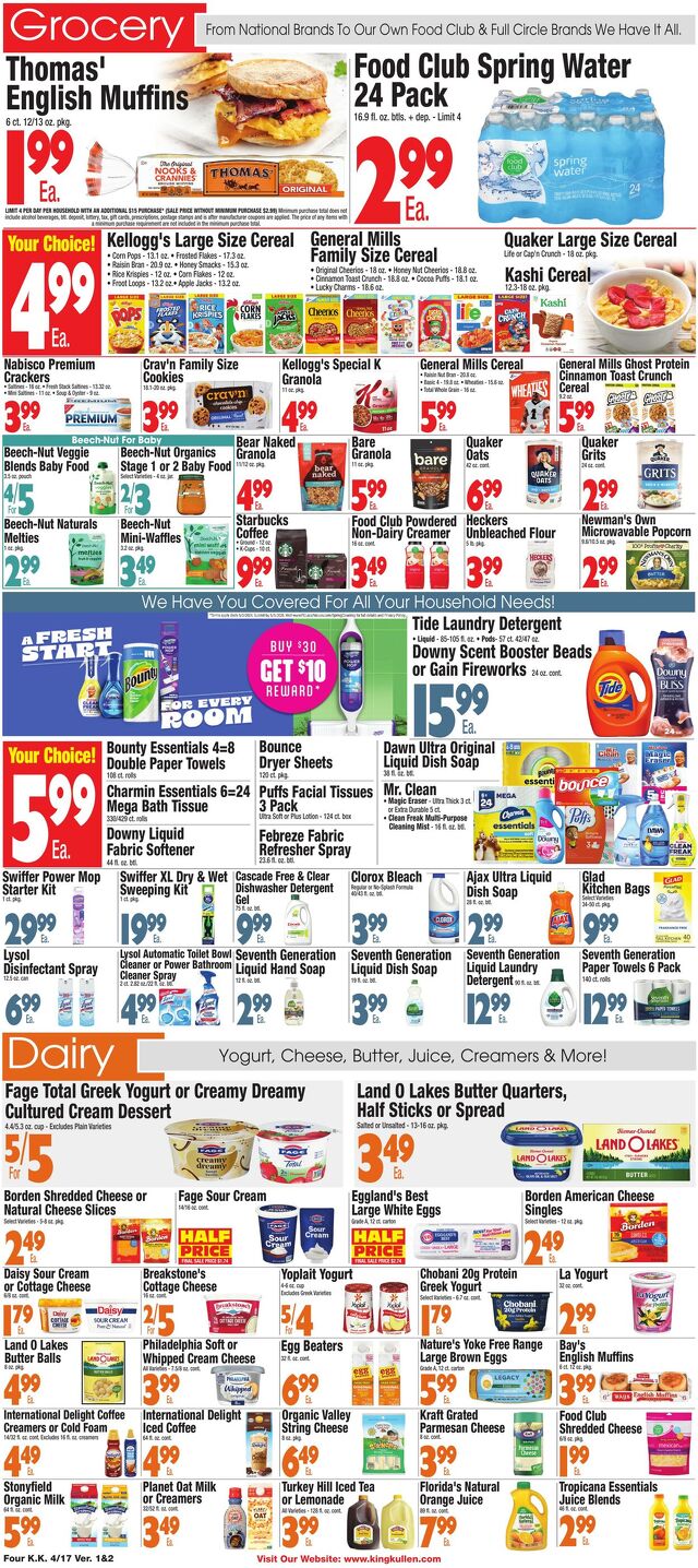 Catalogue King Kullen from 04/16/2026