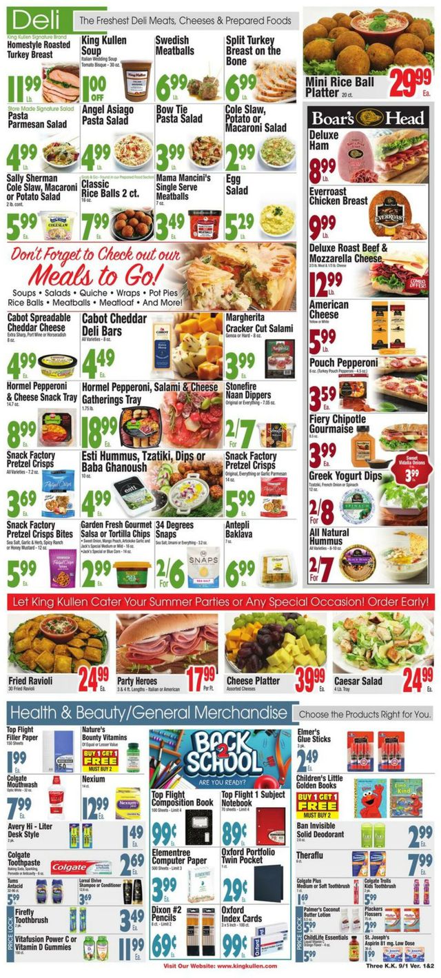 Catalogue King Kullen from 09/01/2023