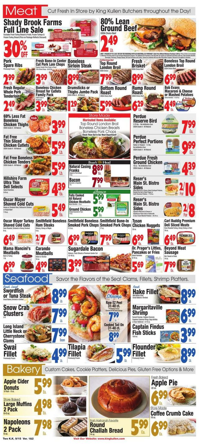 Catalogue King Kullen from 09/15/2023