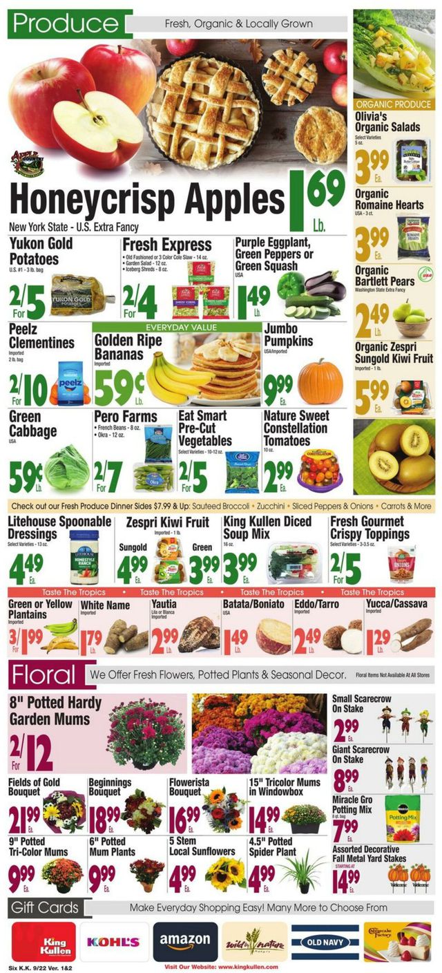 Catalogue King Kullen from 09/22/2023