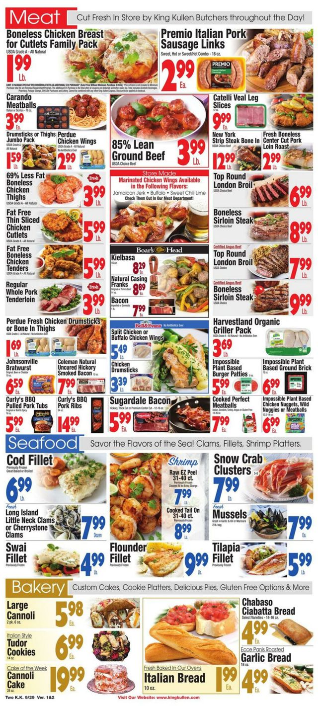 Catalogue King Kullen from 09/29/2023