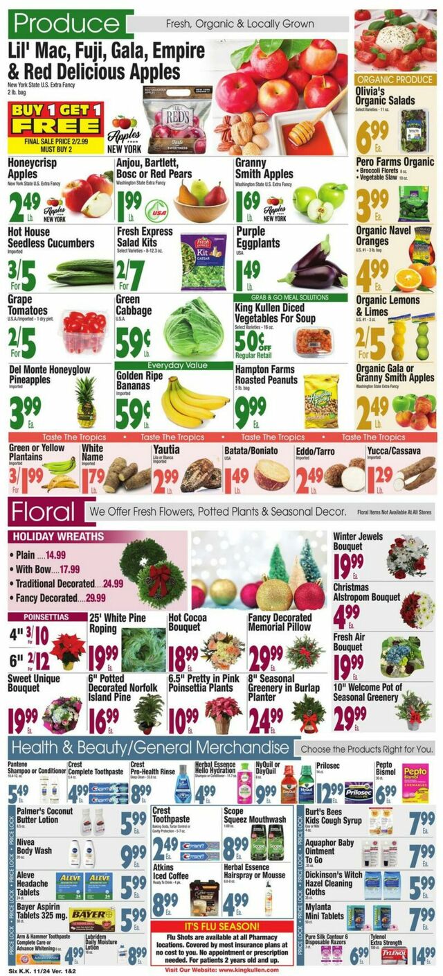 Catalogue King Kullen from 11/24/2023
