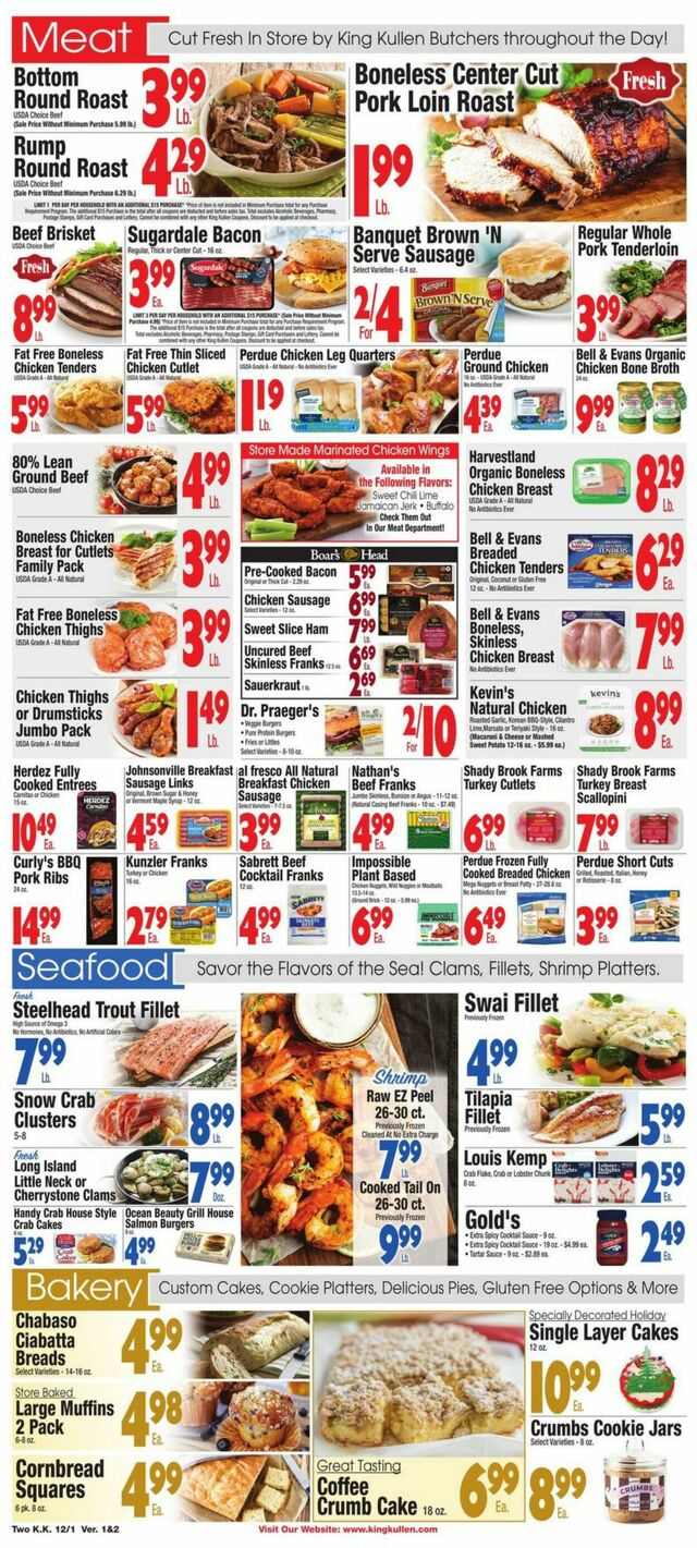 Catalogue King Kullen from 12/01/2023