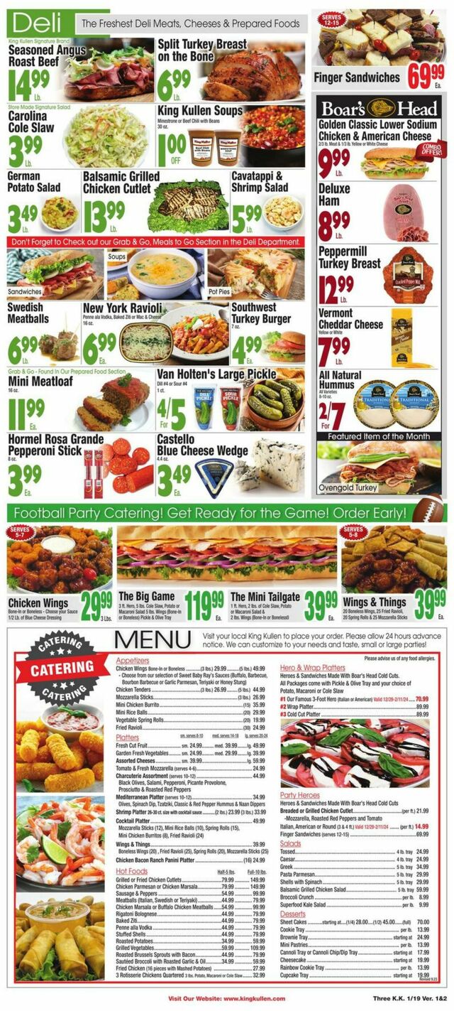 Catalogue King Kullen from 01/19/2024