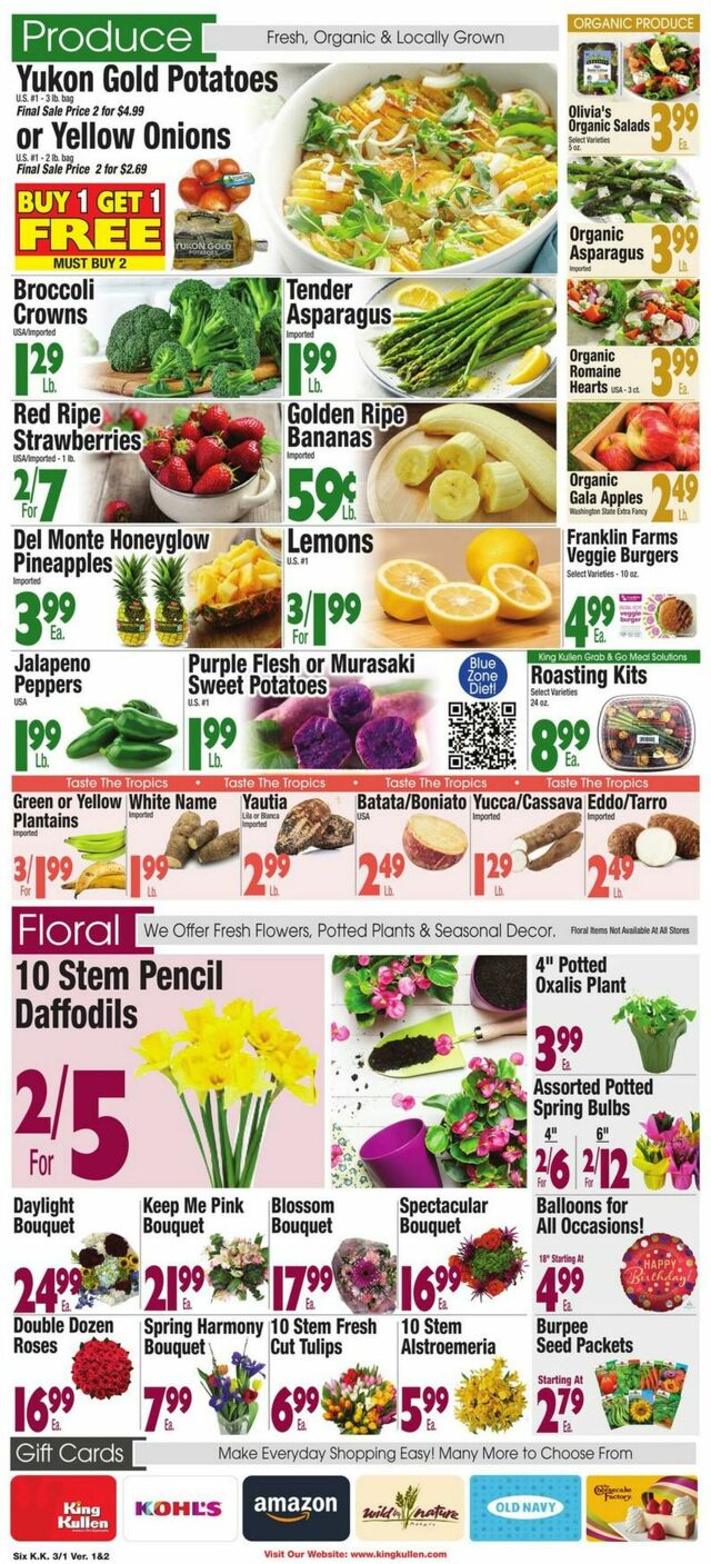 Catalogue King Kullen from 03/01/2024