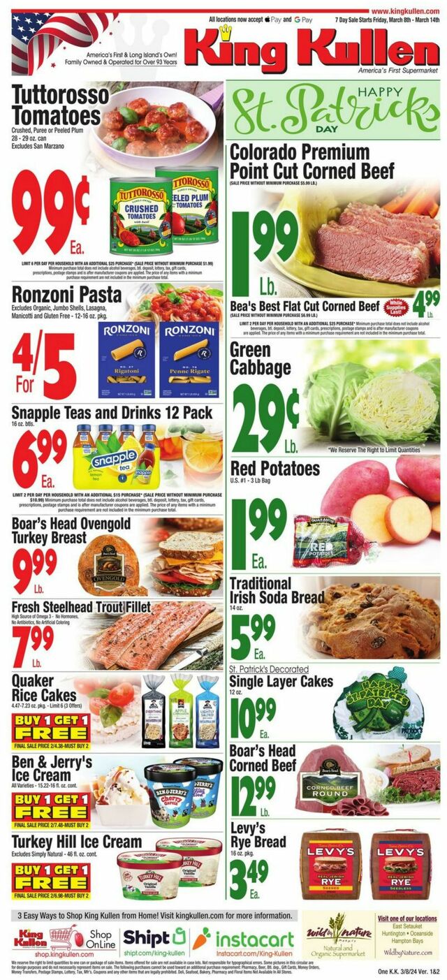 Catalogue King Kullen from 03/08/2024