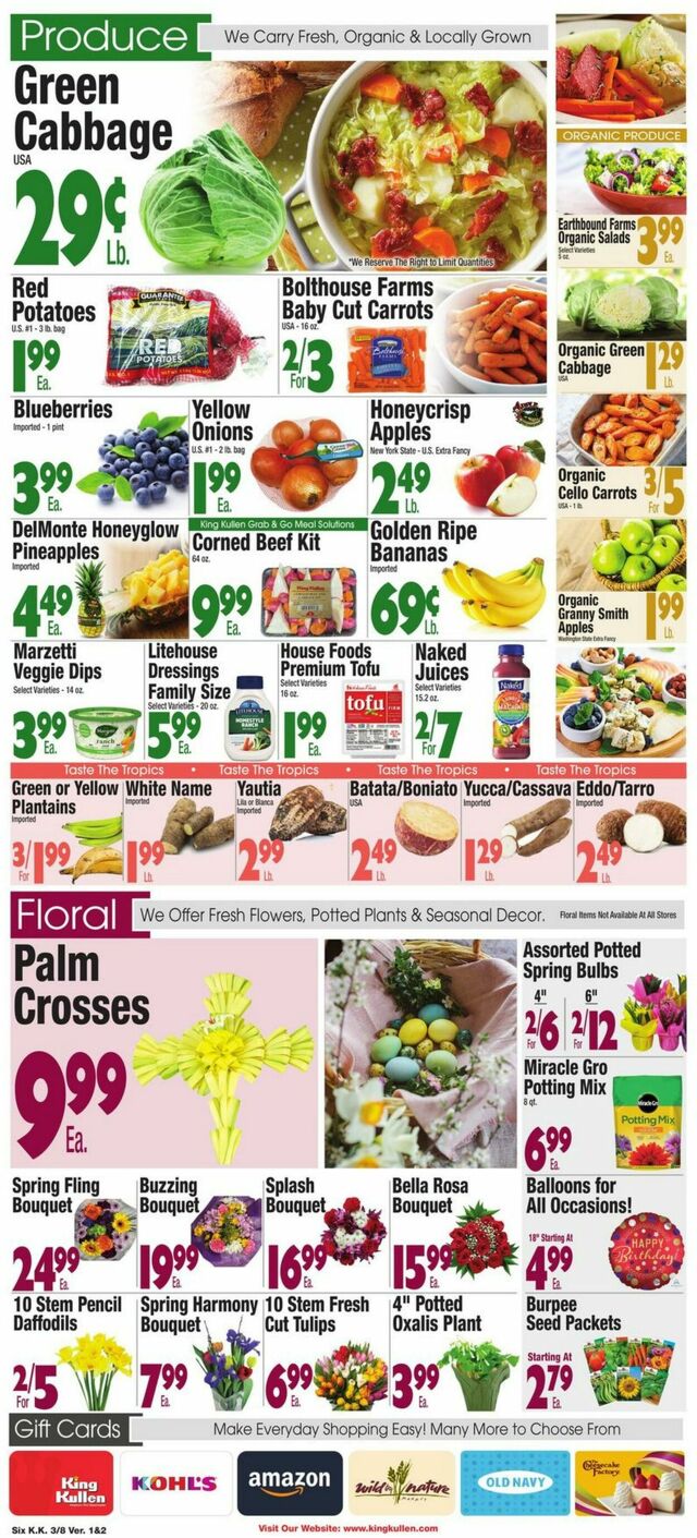 Catalogue King Kullen from 03/08/2024