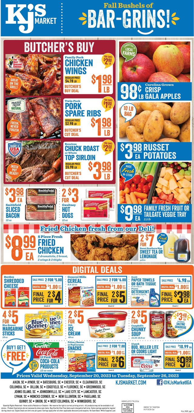 Catalogue KJ´s Market from 09/20/2023