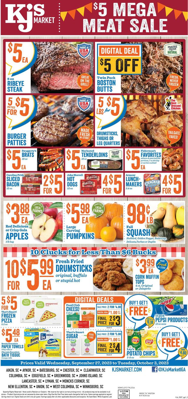 Catalogue KJ´s Market from 09/27/2023