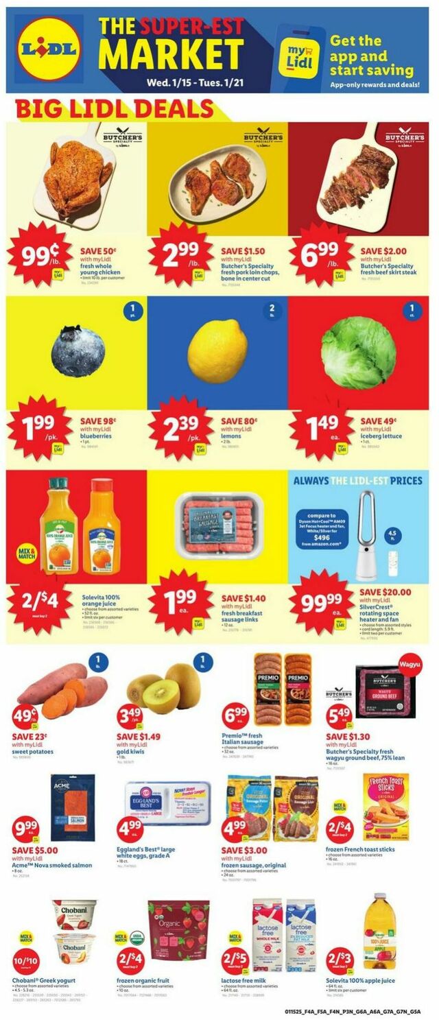 Catalogue Lidl from 01/15/2025