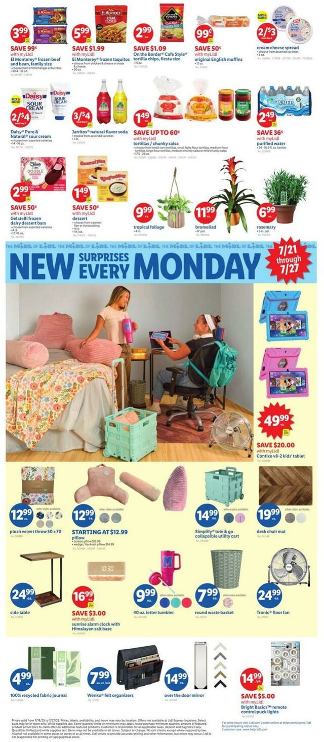 Catalogue Lidl from 07/18/2025