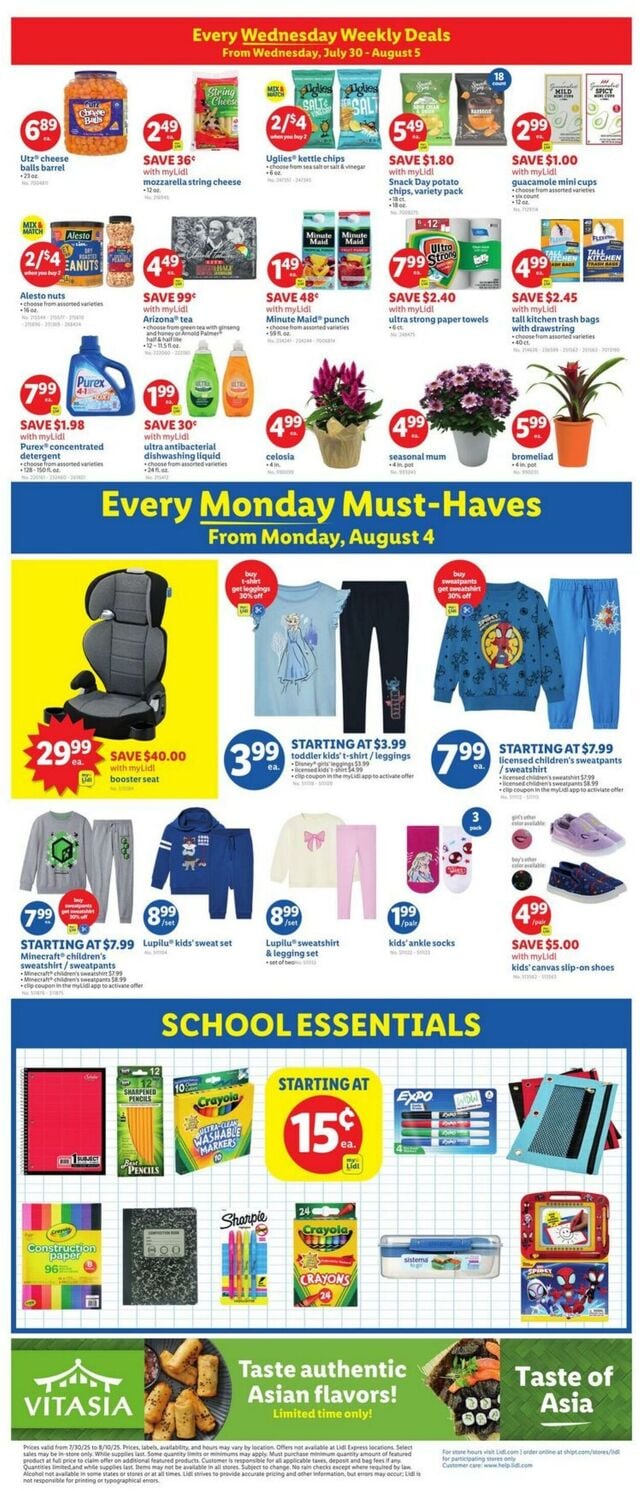Catalogue Lidl from 07/30/2025