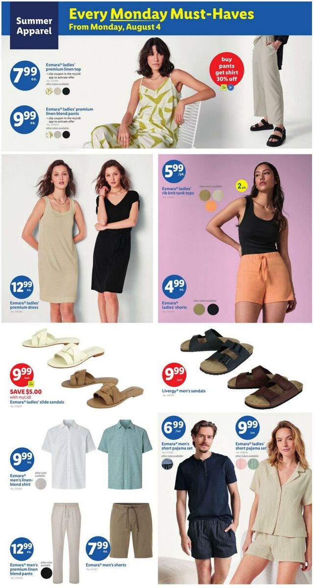 Catalogue Lidl from 07/30/2025