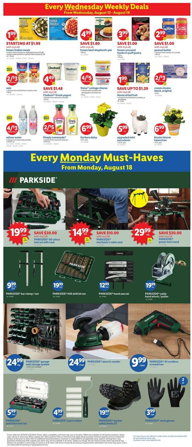 Catalogue Lidl from 08/13/2025