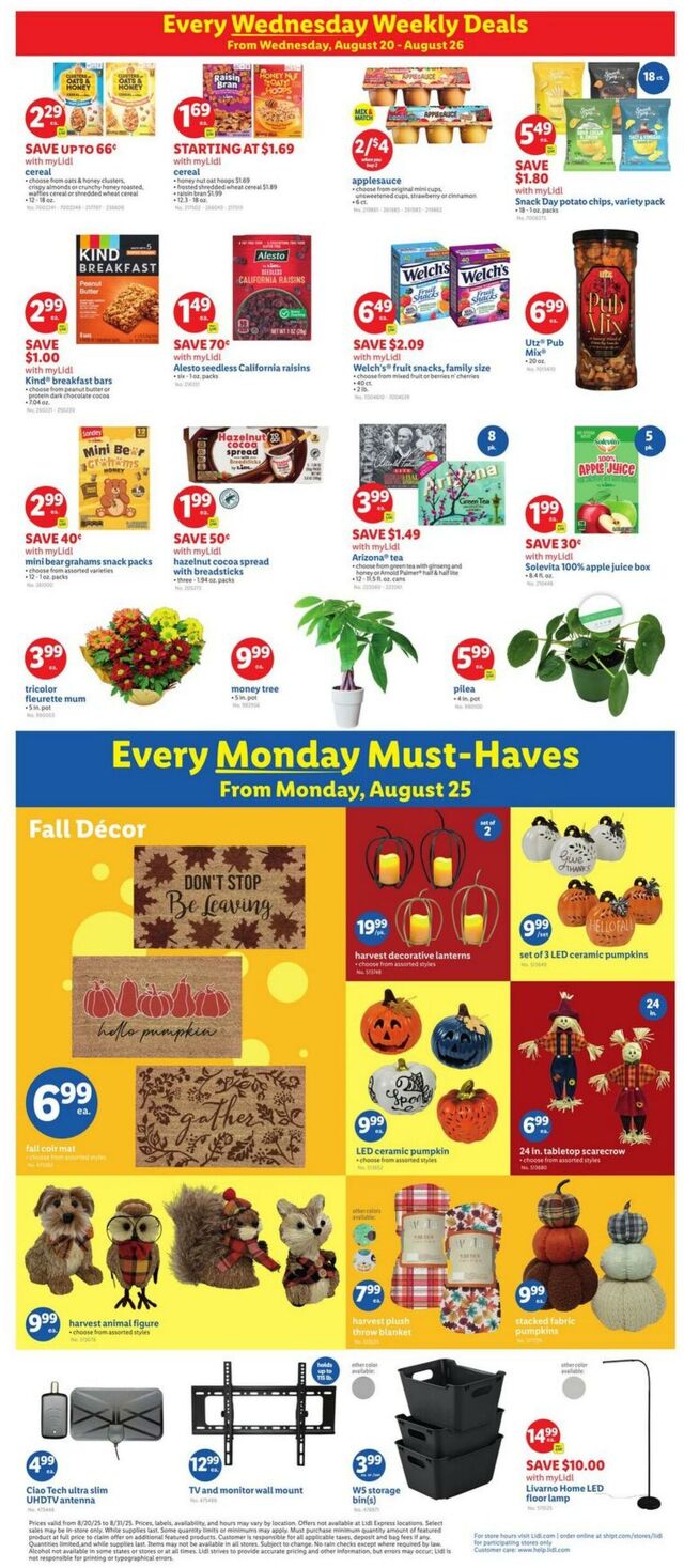 Catalogue Lidl from 08/20/2025