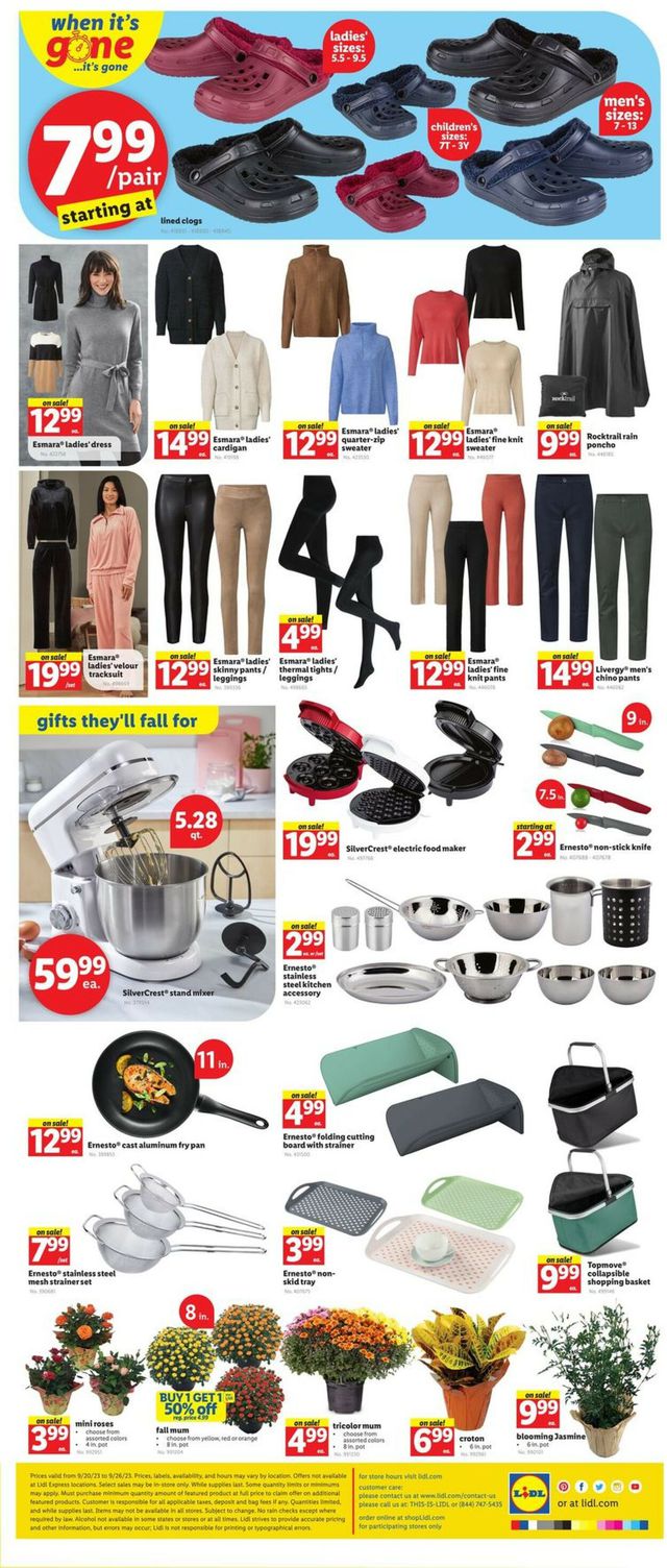 Catalogue Lidl from 09/20/2023