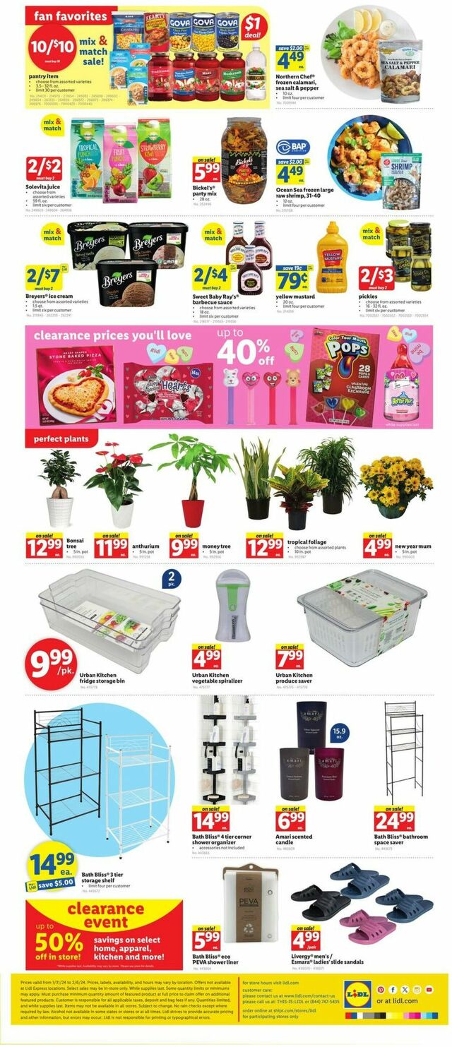 Catalogue Lidl from 01/31/2024