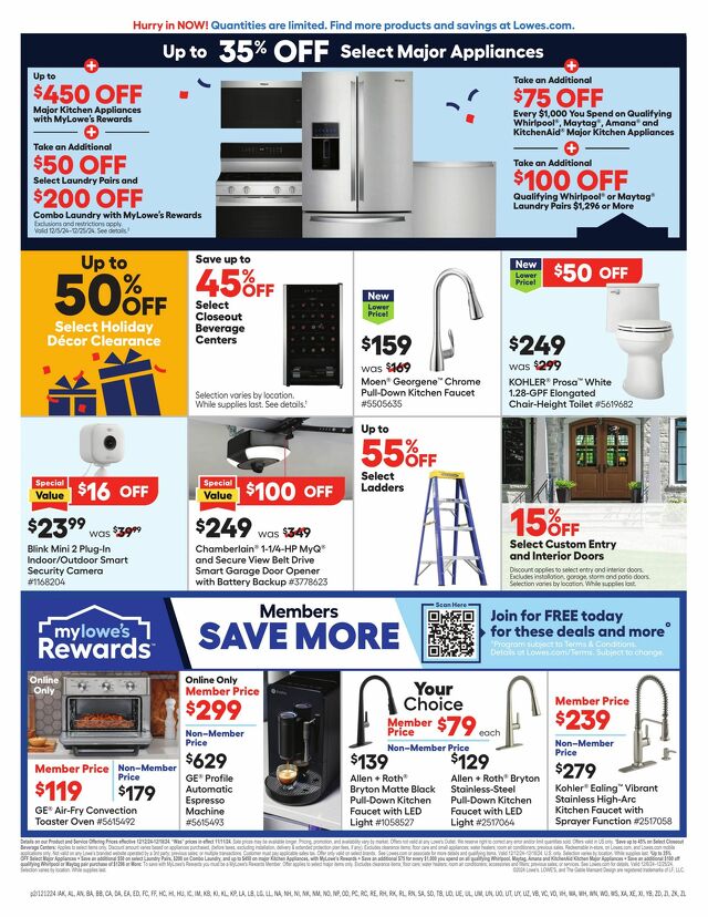 Catalogue Lowe's from 12/12/2024