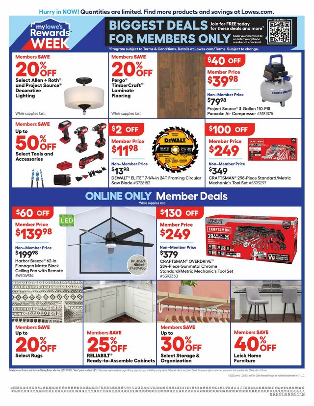 Catalogue Lowe's from 01/30/2025