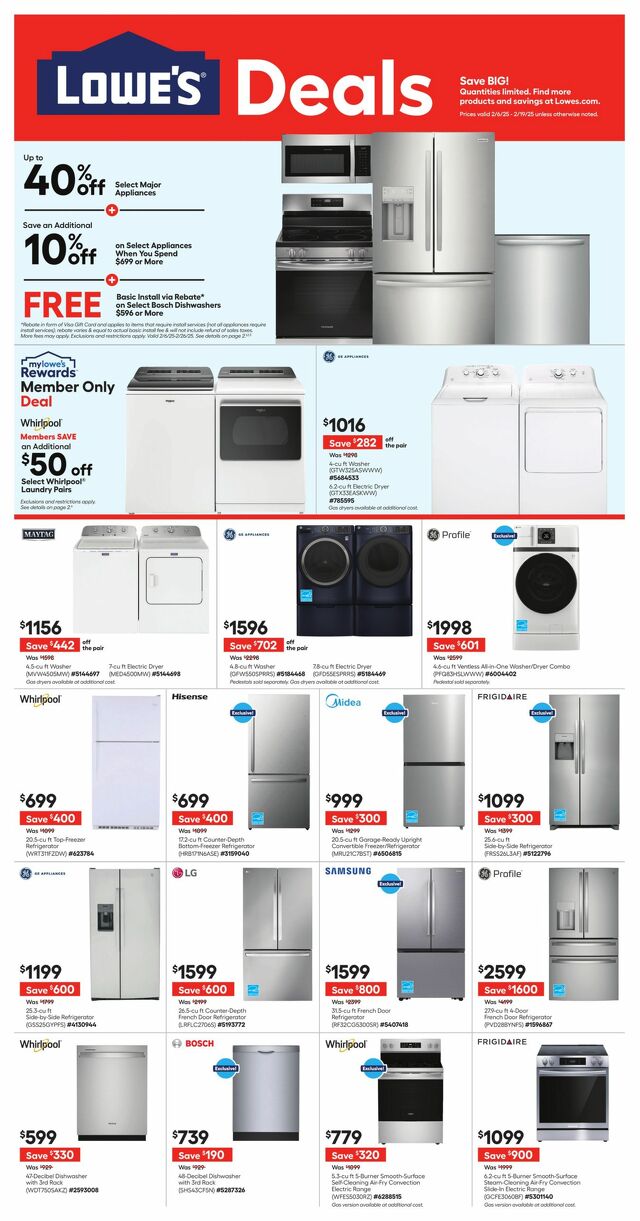 Catalogue Lowe's from 02/06/2025