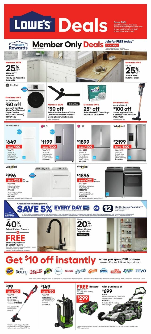 Catalogue Lowe's from 03/06/2025