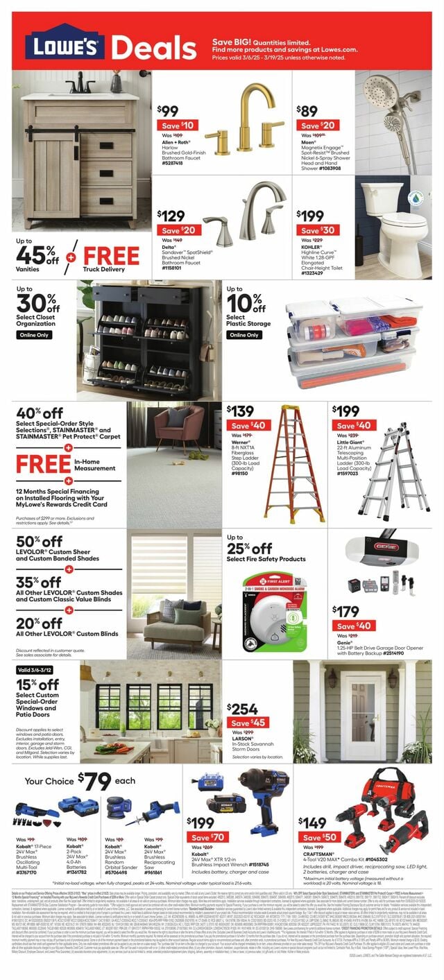 Catalogue Lowe's from 03/06/2025