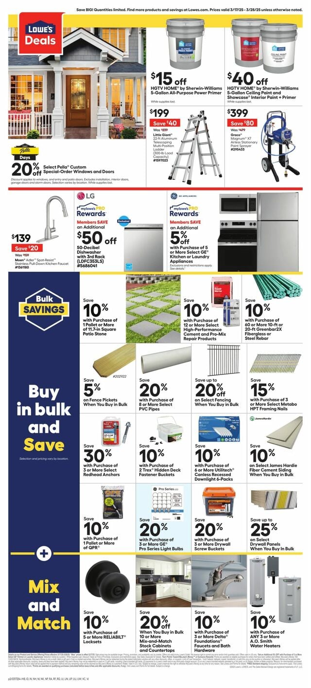 Catalogue Lowe's from 03/17/2025