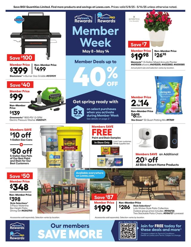 Catalogue Lowe's from 05/08/2025