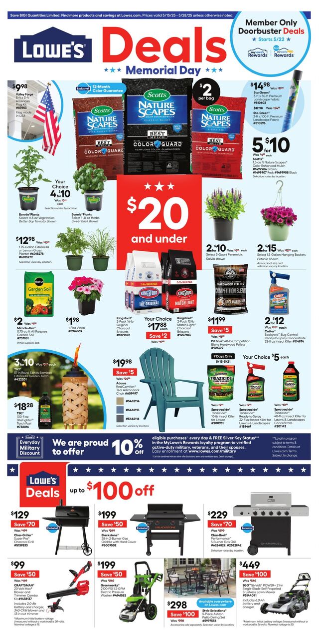 Catalogue Lowe's from 05/15/2025