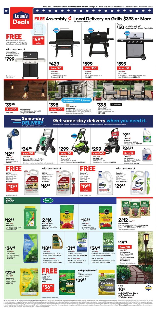 Catalogue Lowe's from 05/15/2025