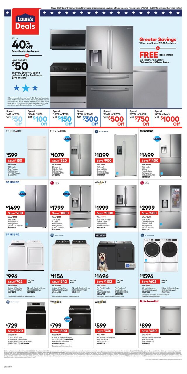 Catalogue Lowe's from 05/15/2025