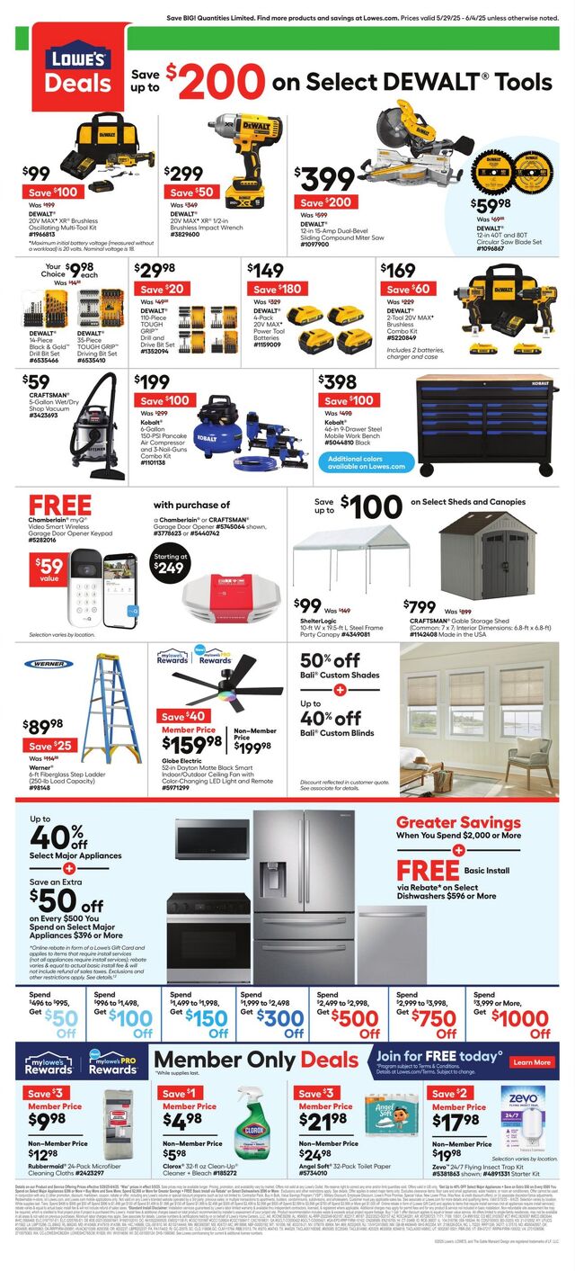Catalogue Lowe's from 05/29/2025