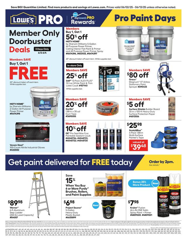 Catalogue Lowe's from 06/02/2025